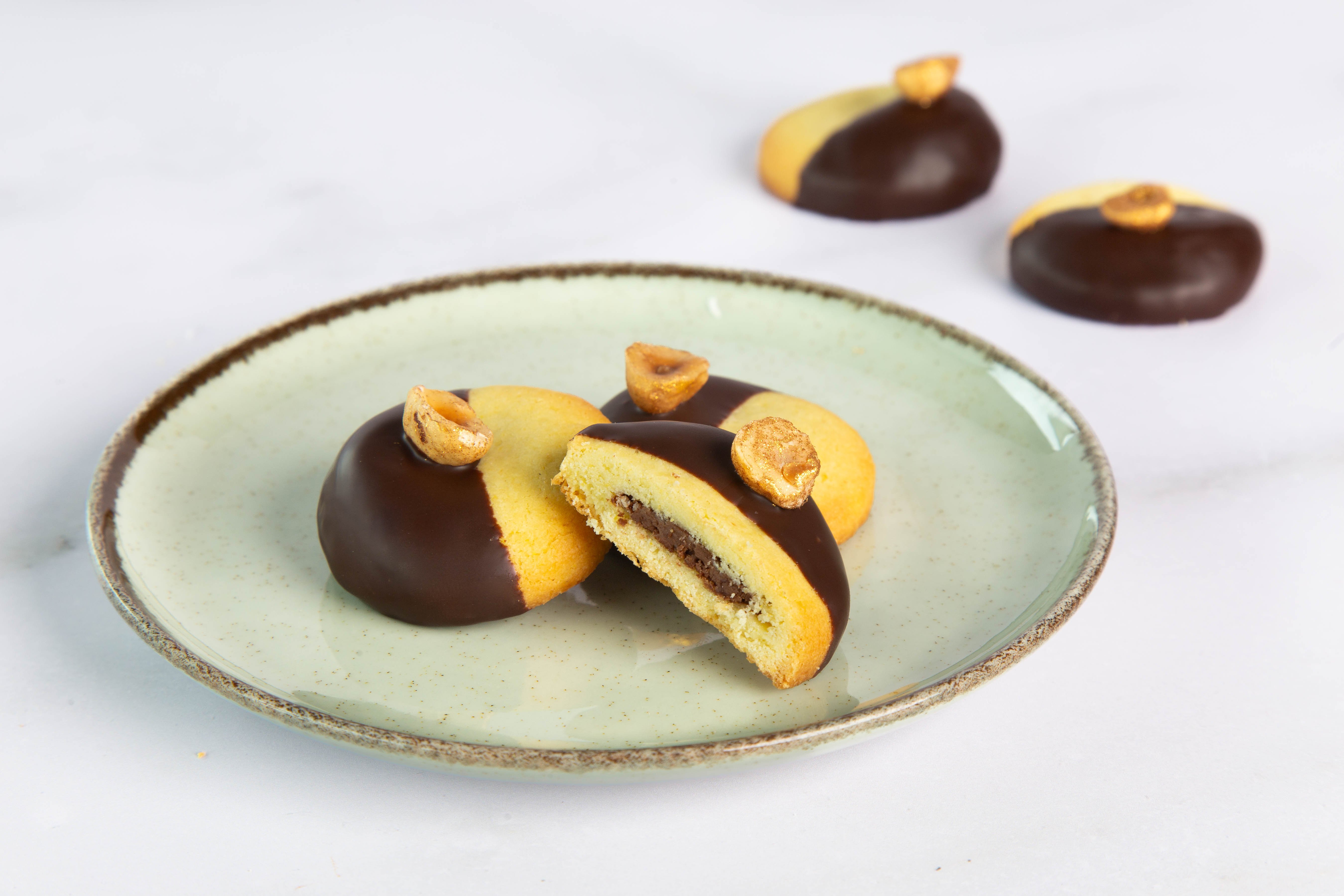 biscotti ripieni al gianudia gluten free